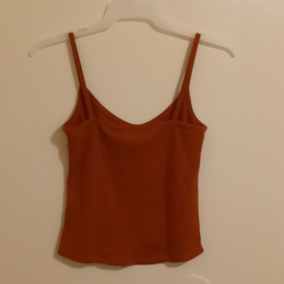 NWOT Orange Kiss crop top with skinny straps - Picture 2 of 3